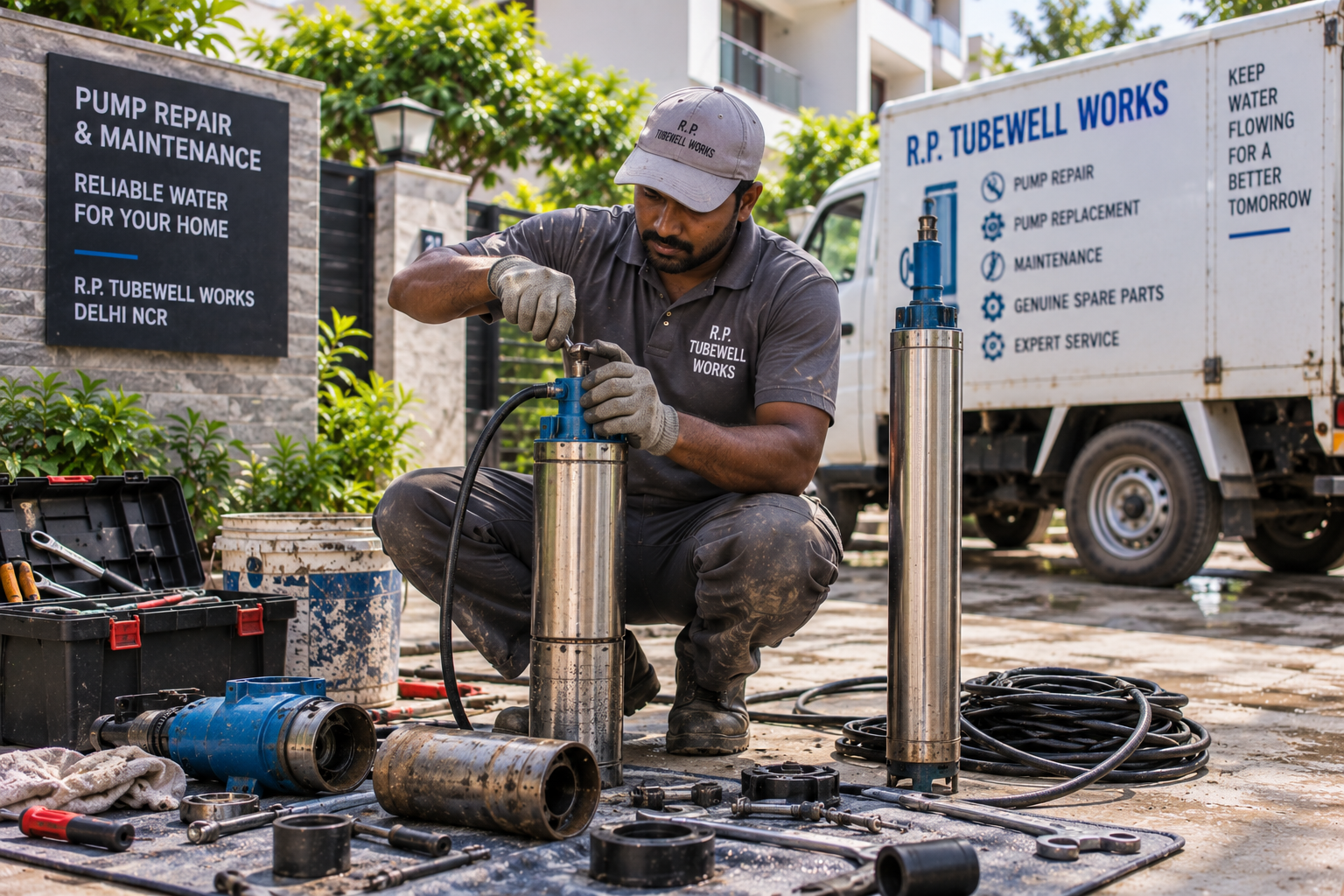 Submersible pump installation