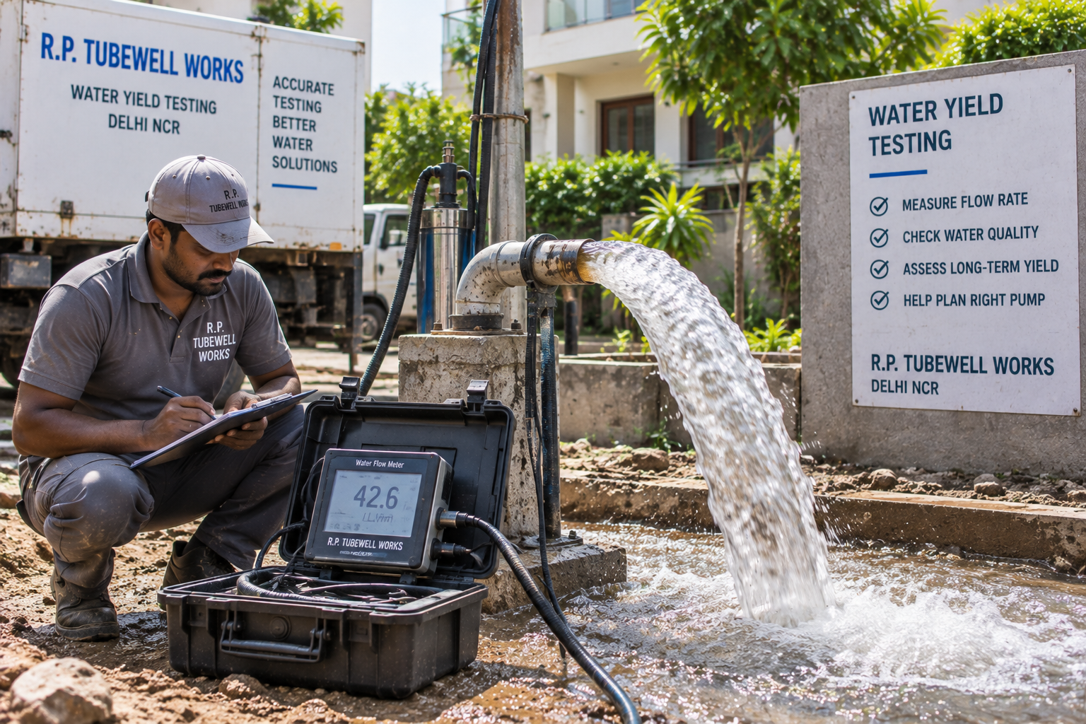 Water output testing